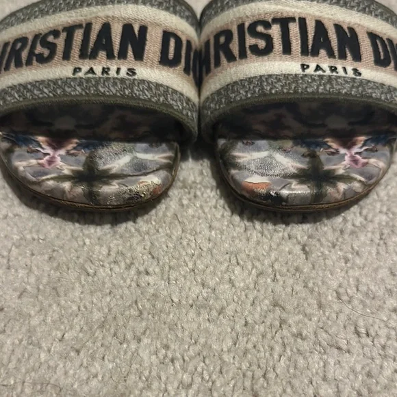Dior Multicolor Slide Sandals - Picture 5 of 11